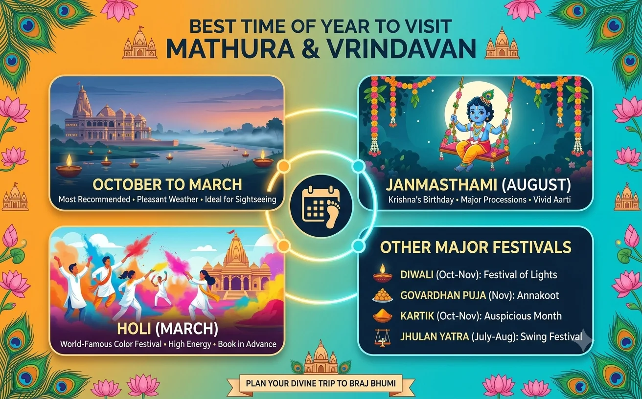 Home Best Time of Year to Visit Mathura & Vrindavan