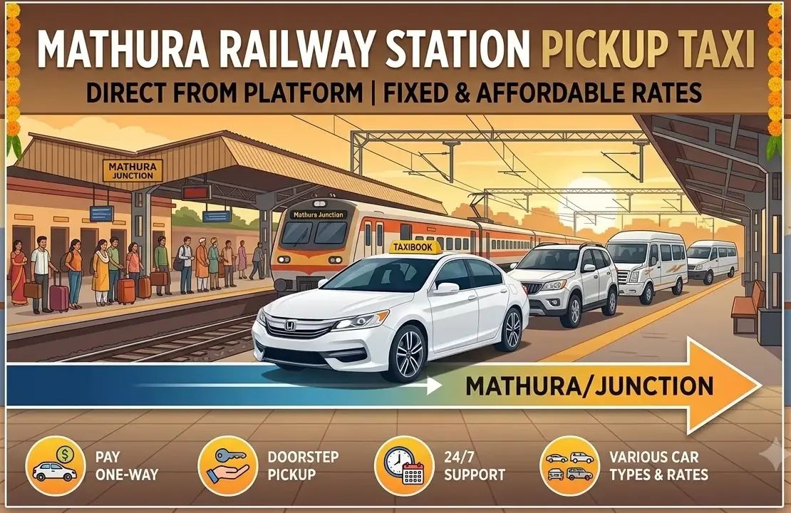 Home Mathura Railway Station Pickup Taxi
