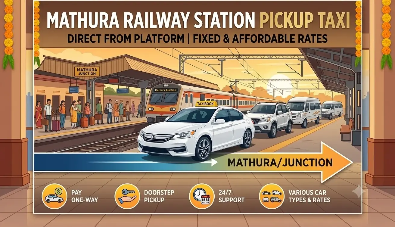 Tour Packages Mathura Railway Station Pickup Taxi
