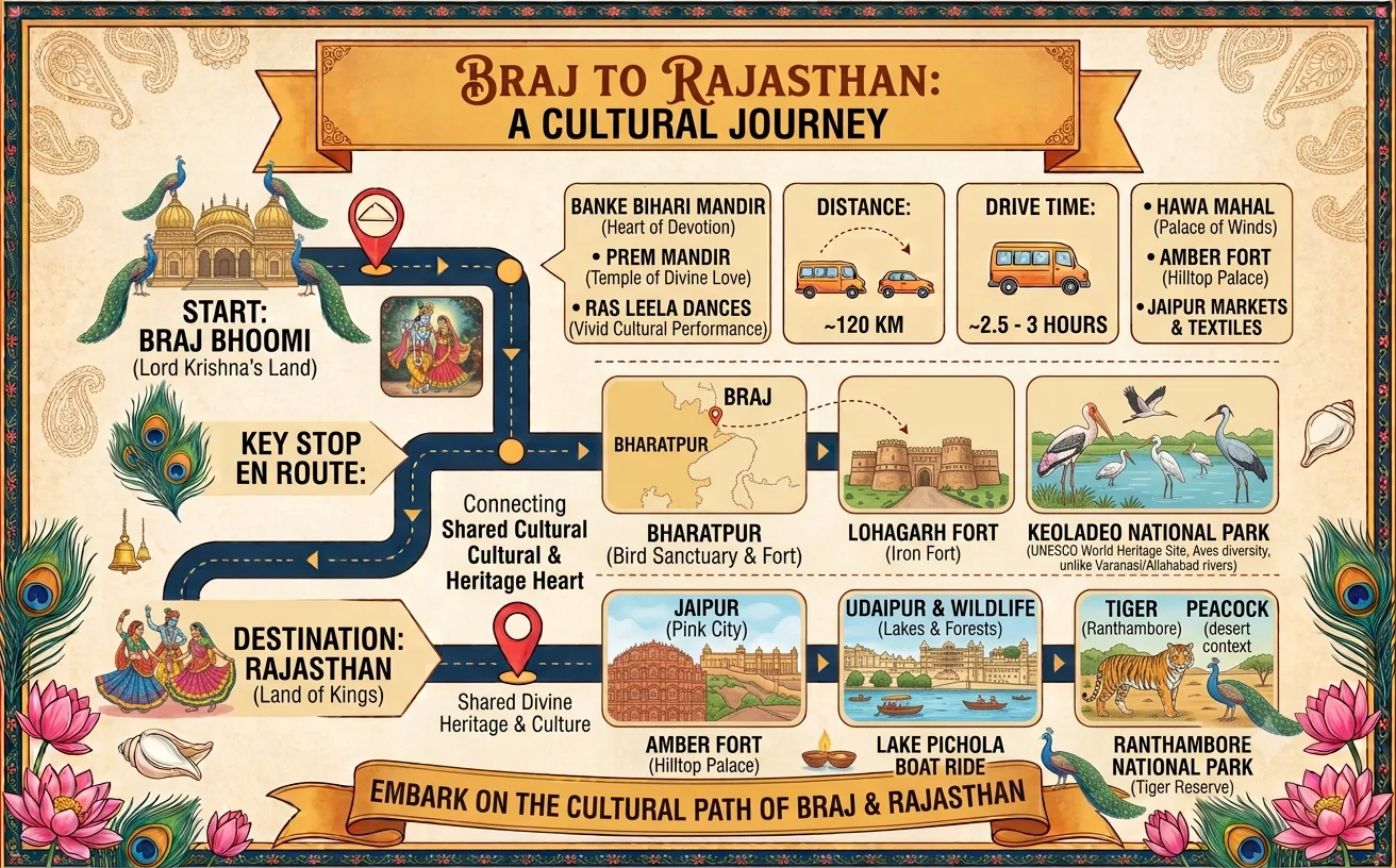 Braj to Rajasthan