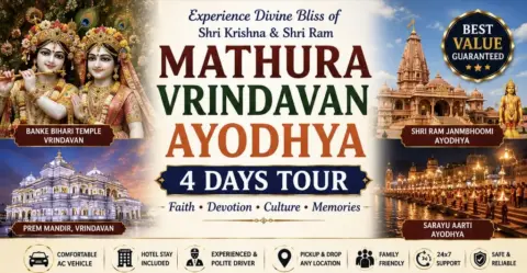 Home Mathura Vrindavan Ayodhya 4 Days Tour